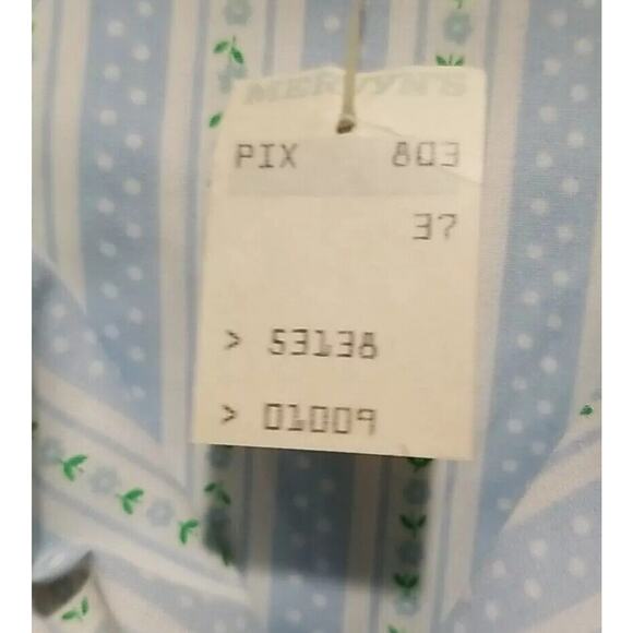 SABRINA By Mervyn's 2 pc Pajama Set Top & Pants Womens XL Stripe Floral NWT - Picture 8 of 14